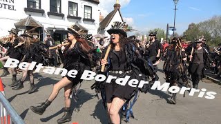 Beltane Border Morris dance White Ladies Aston at Upton upon Severn Folk Festival 2023 [upl. by Dodwell407]