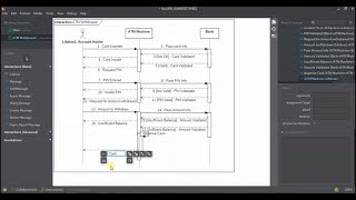 How to Draw Sequence Diagram in StarUML [upl. by Uranie]