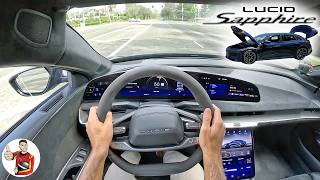 What Its Like to Live with a Lucid Air Sapphire POV [upl. by Ayotahc]