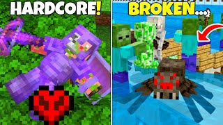 BIG NEW FEATURES HARDCORE Mob Farms BROKEN 100 TNT amp More Minecraft 121 Update [upl. by Atirb359]