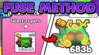 The BEST FUSE METHOD To Get BEST PETS In PET SIMULATOR 99 [upl. by Vedi712]