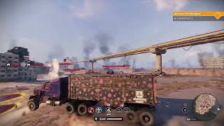 Purplish rig towing around Naukograd Bedlam Crossout [upl. by Enoyrt]