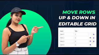 Reorder Rows in Editable Grid in Appian  Move Rows Up and Down in Editable Grid in Appian [upl. by Lotus377]