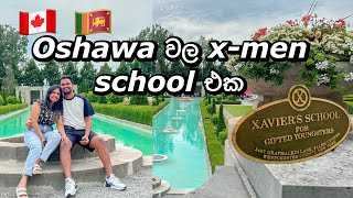 Day Trip to Oshawa  Sri Lankan student in Canada 🇨🇦  Xmen Mansion  Weekend  Sinhala Vlog [upl. by Dnomayd371]