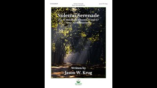 Solemn Serenade piano accompaniment to 12 handbell version [upl. by Eizzik43]