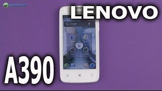 Распаковка Lenovo A390 White [upl. by Edwards]