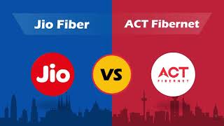 JIO Fiber vs ACT Fibernet SpeedTest  YnotGenie [upl. by Selle]