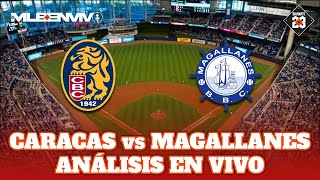 ANÁLISIS CARACAS vs MAGALLANES EN VIVO desde LOANDEPOT PARK en MIAMI Choque de Gigantes DIAMANTE 23 [upl. by Aciraa]