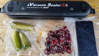 Вакуумный упаковщикВакукматорВАКУУМНАЯ УПАКОВКА Vacuum Sealer S [upl. by Eybba]