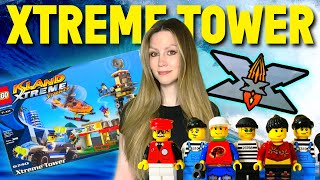 LEGO® Island Xtreme Stunts Set 6740 Xtreme Tower 2002 Speed Build and Review [upl. by Bergerac]