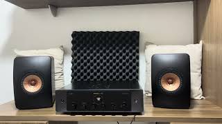 MARANTZ MODEL 50 ANALOG AMPLIFIER  KEF L50 METAS  NATALIE COLE TELL ME ALL ABOUT IT [upl. by Annirac918]