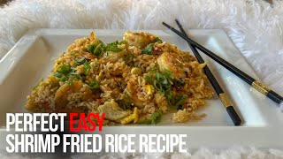 The Worlds SIMPLEST and EASIEST Shrimp Fried Rice Recipe Moist and Juicy Shrimp Hack [upl. by Ahsyekat174]