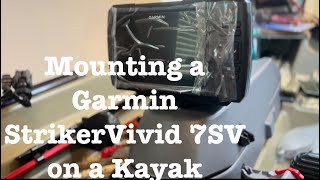 Installing a Garmin Striker Vivid 7SV on a Jonny Boat Bass100 Pt1 [upl. by Minnnie]