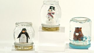 How to Make a Homemade Snow Globe  Martha Stewart [upl. by Gnouh364]