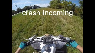 crashed my four wheeler [upl. by Llerat]