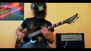 Biker Mice From Mars intro theme  biker guitar cover [upl. by Pacian]