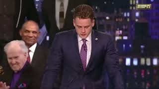 Joe Burrow Speech  2019 Heisman Trophy Ceremony [upl. by Latihs211]