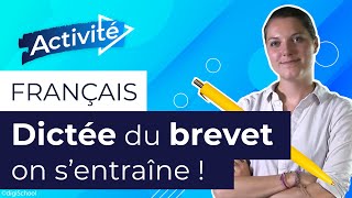 Brevet de français  entraînement à la dictée [upl. by Divd58]