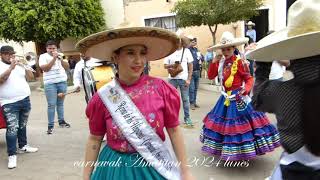 carnaval Amatitan 2024 baile de reynas [upl. by Hootman312]