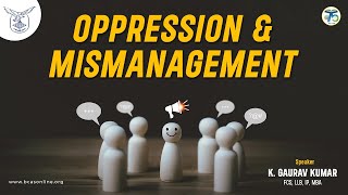 Corporate amp Commercial Law Study Circle Meeting on Oppression amp Mismanagement [upl. by Aloisia]