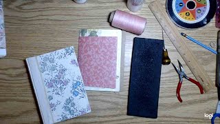 Back to Basics Junk Journal Construction Part 4 Final Touches and Binding the Journal [upl. by Woolley]