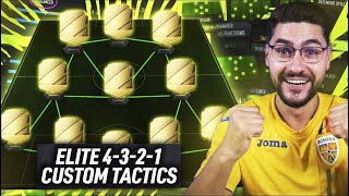 BEST META FORMATION IN FIFA 22 ULTIMATE TEAM 4321 BEST CUSTOM TACTICS amp PLAYER INSTRUCTIONS [upl. by Aubine412]