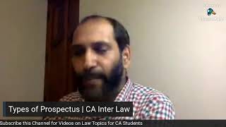 Abridged Shelf Red Herring Prospectus  CA Inter Law  Lecture in Malayalam  CS Bilu [upl. by Bust]