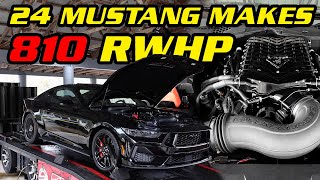 Our 24 Mustang Made 810 RWHP on 93 Octane  VMP Gen 6 30 L for 24 Mustang [upl. by Eisenhart172]