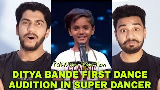 Pakistani React To  Ditya Bande First Audition In Super Dancer  Hashmi Reaction [upl. by France492]