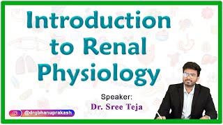 Introduction To Renal Physiology  Live Streaming [upl. by O'Grady570]