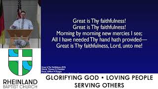 SingspirationDevotion Biblical Fellowship  Pastor Gib Wood [upl. by Uranie473]