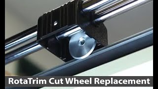 How to Replace the Cutting Wheel Blade on the RotaTrim Professional Trimmers [upl. by Sellig]