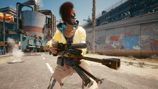 Become the NC Boogeyman Adam Smasher with this all gun Sandevistan build  Cyberpunk 2077 [upl. by Lexerd588]