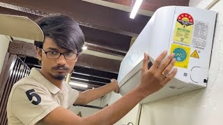 How to clean AC filters at homein telugu cleaning Samsung 15 Ton 5 Star Inverter Split AC filter [upl. by Naharba]