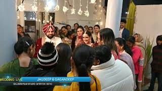 WEDDING LIVE JAGDEEP amp GAGANDEEP  GILLSON FILMS STUDIO  CHANANWAL  91 9915410010 [upl. by Thacker79]