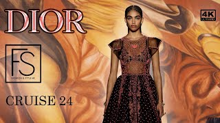 DIOR 2024 Cruise  Christian Dior  Full Fashion Runway Show 4K Mexico City  Tribute to Frida Kahlo [upl. by Adnouqal]