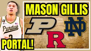 IN THE PORTAL Mason Gillis  Purdue F  player overview and best fits [upl. by Enirehtacyram]