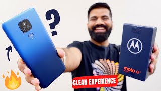 Moto E7 Plus Unboxing amp First Look  A Clean Experience🔥🔥🔥 [upl. by Sidonius]