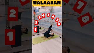 हलासन थायराइड को जड़ से खत्म करें। Halasana step by step methodhalasana thyroid viralreel yoga [upl. by Kimbell]