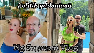 NG Hotel Sapanca Vlog 23 Evlilik yıldönümünü kutladık 🎉🥰 [upl. by Yatnwahs]