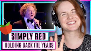 Vocal Coach reacts to Simply Red  Holding Back The Years Symphonica In Rosso [upl. by Eked]