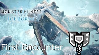 MHW Iceborne  Barioth First Encounter  Chargeblade [upl. by Pump]