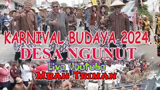 SIARAN LANGSUNG EXCLUSIVE PAWAI BUDAYA DESA NGUNUT 10000 PESERTA [upl. by Ahsemit]