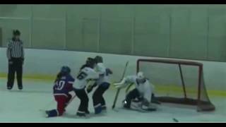 Ringuette  Goalie Alexandra Mouton Saves  Montreal Mission [upl. by Ferdinanda837]