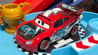 Mattel Disney Cars GRC Lightning McQueen DieCast Review [upl. by Terbecki396]