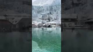 🇩🇪Königsee Germany in Winter shorts königssee bayern germany winter [upl. by Riana]