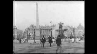 189697  Place de la Concorde Obélisque et Fontaines  Lumière Bros [upl. by Ylicic149]