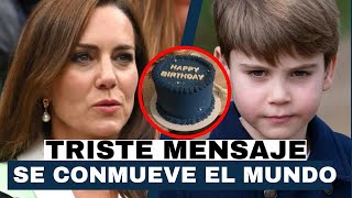 EL PRÍNCIPE LOUIS HACE LLORAR A SU MADRE KATE MIDDLETON a DÍAS DE SU CUMPLEAÑOS ¡ESTE 15 DE ABRIL [upl. by Pfeffer]