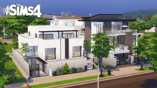 Modern TOWNHOUSE with 4 Unit  The Sims 4 For Rent  No CC  Stop Motion Build [upl. by Aitnauq497]