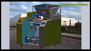 Automatic Pre stretch film rewinding machineFirst class stretch film machine rewinder manufacturer [upl. by Haisi364]